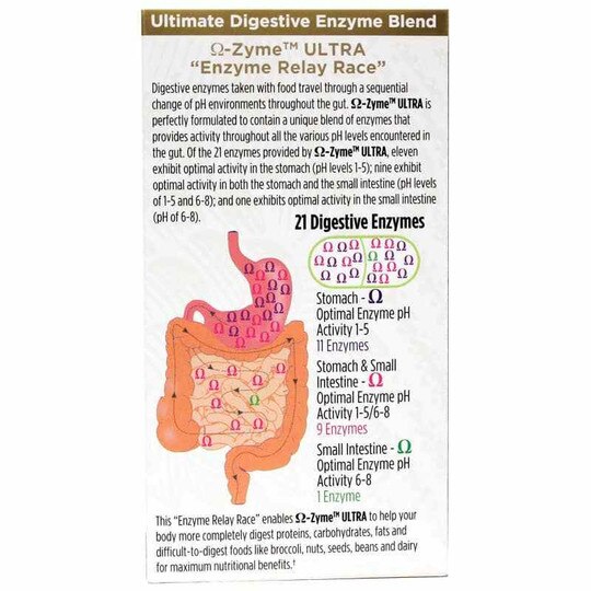 Omega-Zyme Ultra Digestive Enzyme Blend, GOL